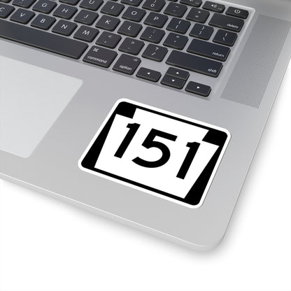 PA-151 (Pennsylvania) (Road Sign) STICKER Vinyl Kiss-Cut Decal