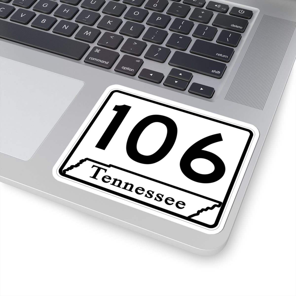 Tennessee 106 (Tennessee) (Road Sign) STICKER Vinyl Kiss-Cut Decal