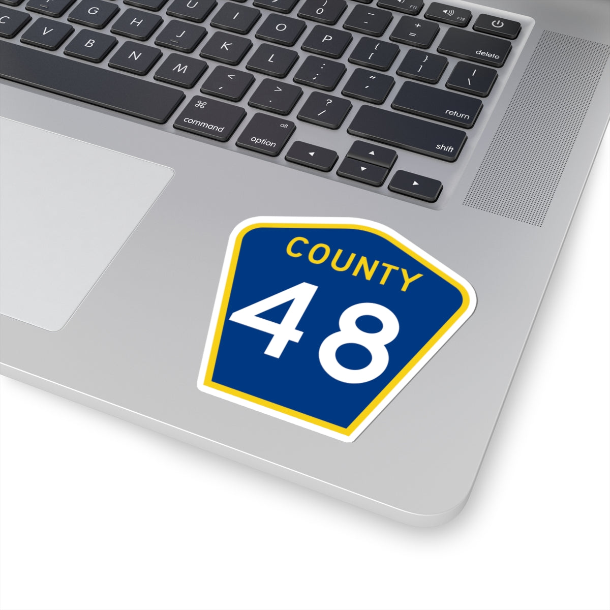 County 48 MN (Minnesota) (Road Sign) STICKER Vinyl Kiss-Cut Decal