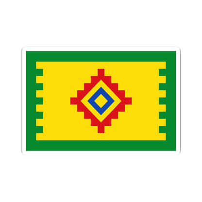 Flag of Obukhovo Moscow oblast (Russia) STICKER Vinyl Kiss-Cut Decal