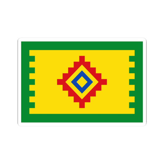 Flag of Obukhovo Moscow oblast (Russia) STICKER Vinyl Kiss-Cut Decal