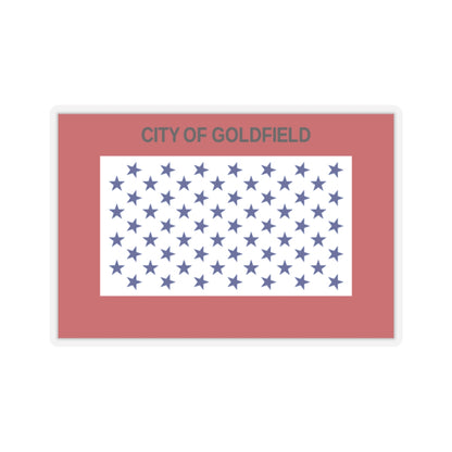 Flag of Goldfield, Colorado - STICKER Vinyl Kiss-Cut Decal