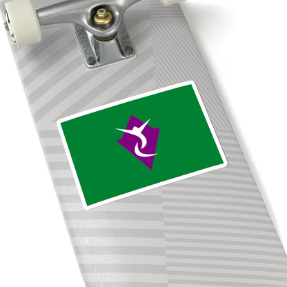 Flag of Sakae Nagano (Japan) STICKER Vinyl Kiss-Cut Decal