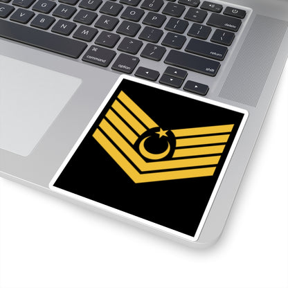 Kıdemli Üstçavuş rütbe (Turkey) (Military Rank) STICKER Vinyl Kiss-Cut Decal