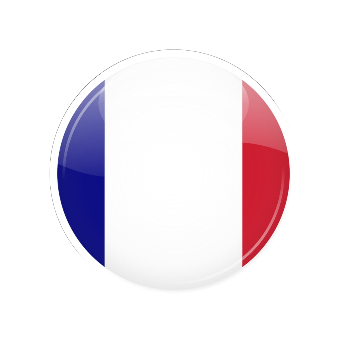 France flag icon (France) STICKER Vinyl Kiss-Cut Decal