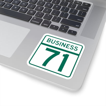 MD Route 71 Business (Maryland) (Road Sign) STICKER Vinyl Kiss-Cut Decal
