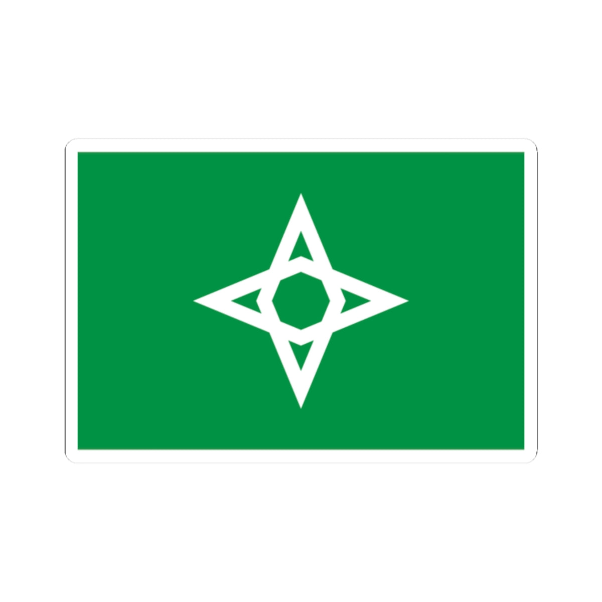Flag of Morioka Iwate (Japan) STICKER Vinyl Kiss-Cut Decal