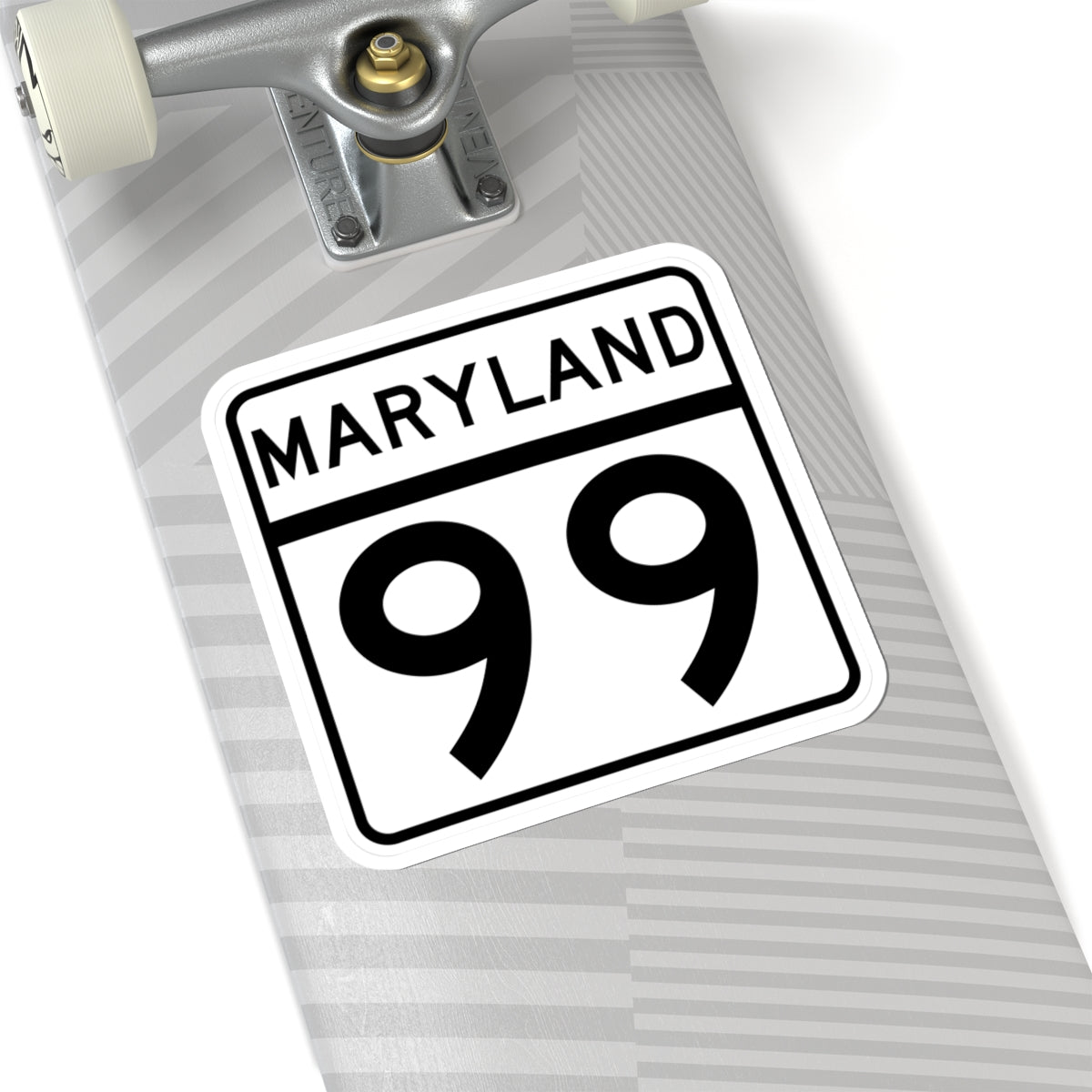 MD Route 99 (Maryland) (Road Sign) STICKER Vinyl Kiss-Cut Decal
