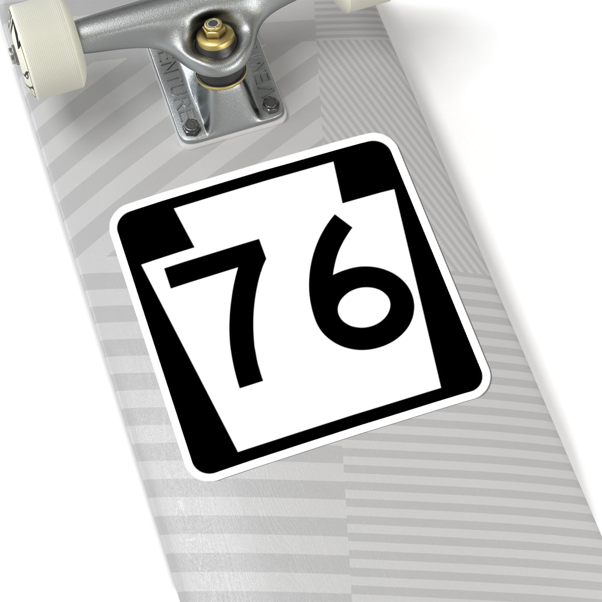 PA-76 (Pennsylvania) (Road Sign) STICKER Vinyl Kiss-Cut Decal