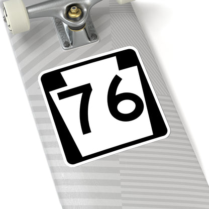 PA-76 (Pennsylvania) (Road Sign) STICKER Vinyl Kiss-Cut Decal