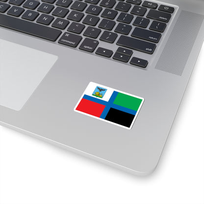 New Flag of Belgorod Oblast (Russia) STICKER Vinyl Kiss-Cut Decal
