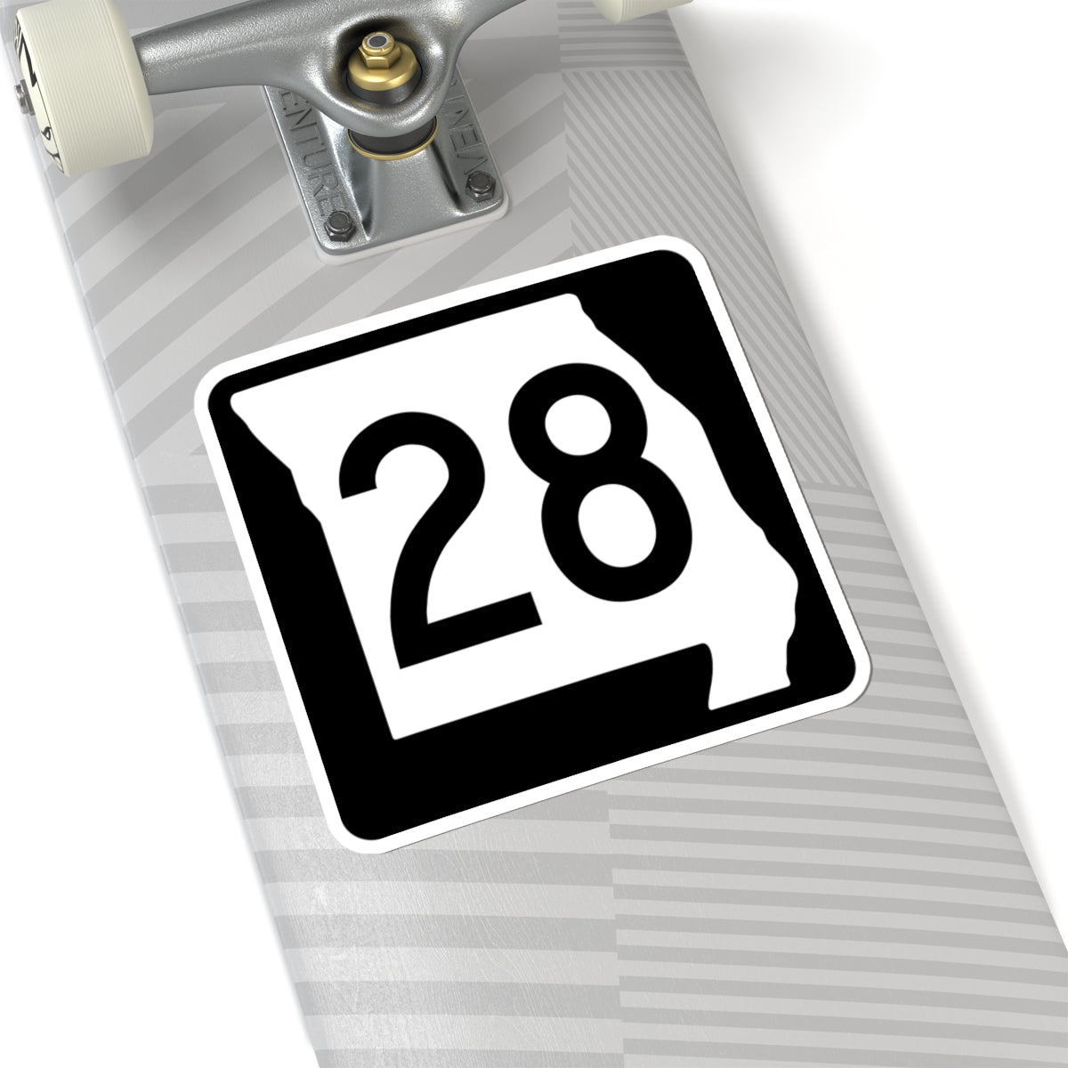 MO-28 (Missouri) (Road Sign) STICKER Vinyl Kiss-Cut Decal