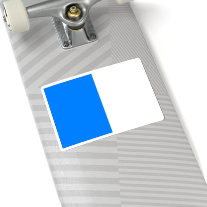 Flag of Ajaccio (France) STICKER Vinyl Kiss-Cut Decal