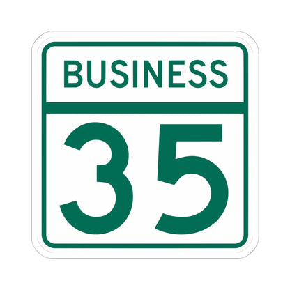 MD Route 35 Business (Maryland) (Road Sign) STICKER Vinyl Kiss-Cut Decal