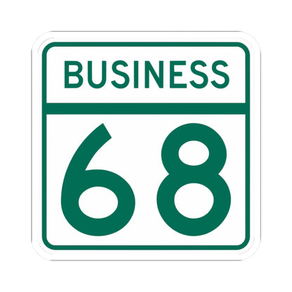 MD Route 68 Business (Maryland) (Road Sign) STICKER Vinyl Kiss-Cut Decal