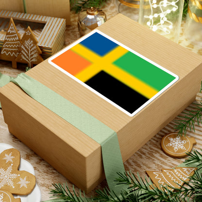 Flag of Bergslagen (Sweden) STICKER Vinyl Kiss-Cut Decal