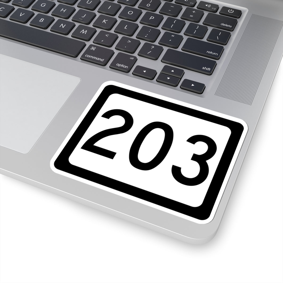WV-203 (Virginia) (Road Sign) STICKER Vinyl Kiss-Cut Decal