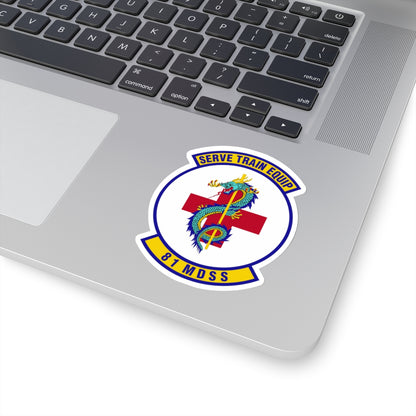 81st Medical Support Squadron (U.S. Air Force) STICKER Vinyl Kiss-Cut Decal-The Sticker Space