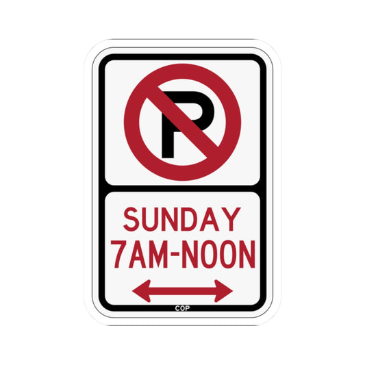 PBOT Road sign P1265D (Oregon) (Road Sign) STICKER Vinyl Kiss-Cut Decal