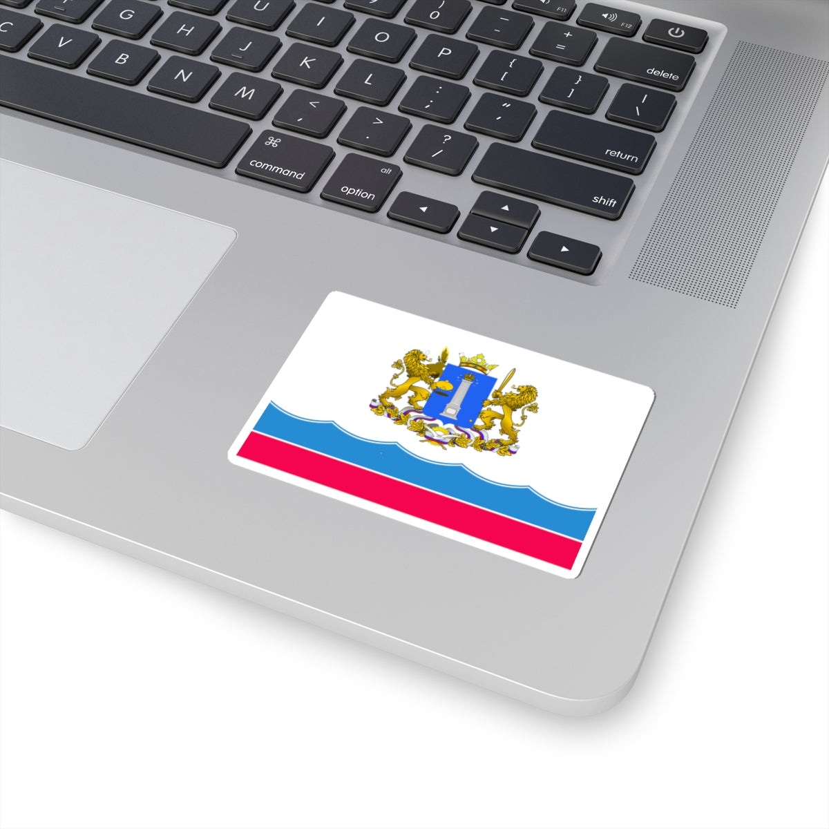Flag of Ulyanovsk Oblast 2004 (Russia) STICKER Vinyl Kiss-Cut Decal