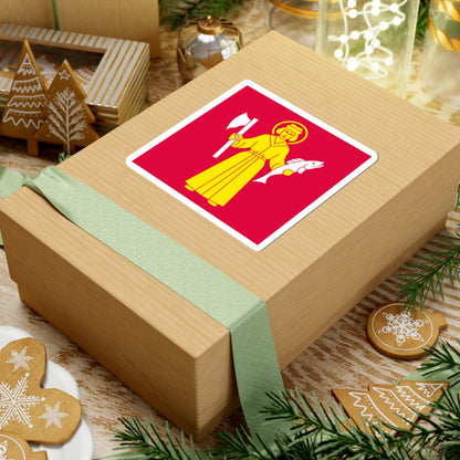 Flag of Botkyrka (Sweden) STICKER Vinyl Kiss-Cut Decal