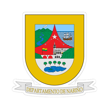Escudo de Nariño (Colombia) (Coat of Arms) STICKER Vinyl Kiss-Cut Decal