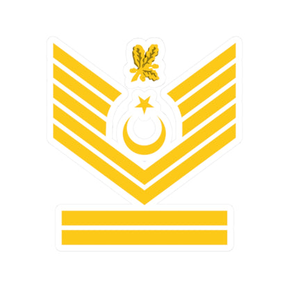 Navy TUR OR 09 (Turkey) (Military Rank) STICKER Vinyl Kiss-Cut Decal