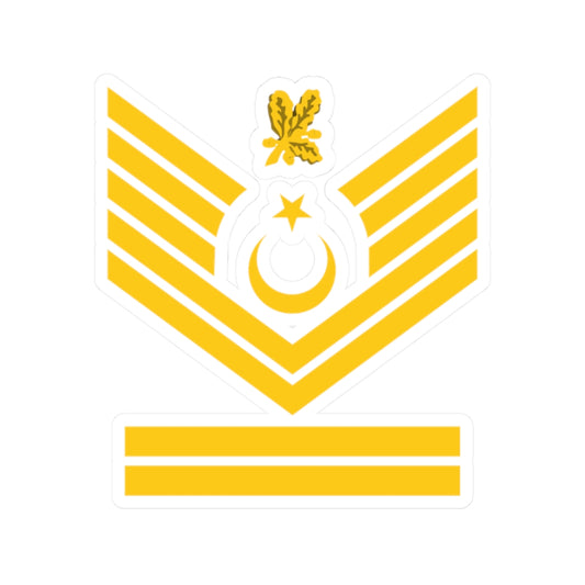 Navy TUR OR 09 (Turkey) (Military Rank) STICKER Vinyl Kiss-Cut Decal