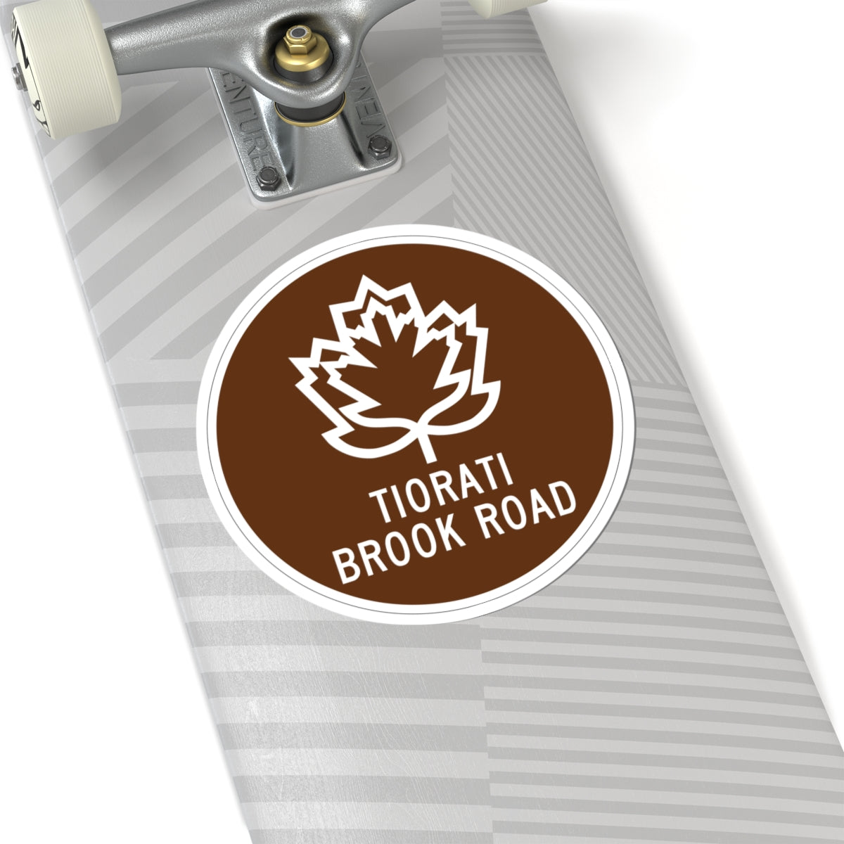 Tiorati Brook Road (New York) (Road Sign) STICKER Vinyl Kiss-Cut Decal