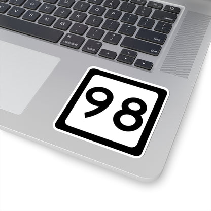 WV-98 (Virginia) (Road Sign) STICKER Vinyl Kiss-Cut Decal