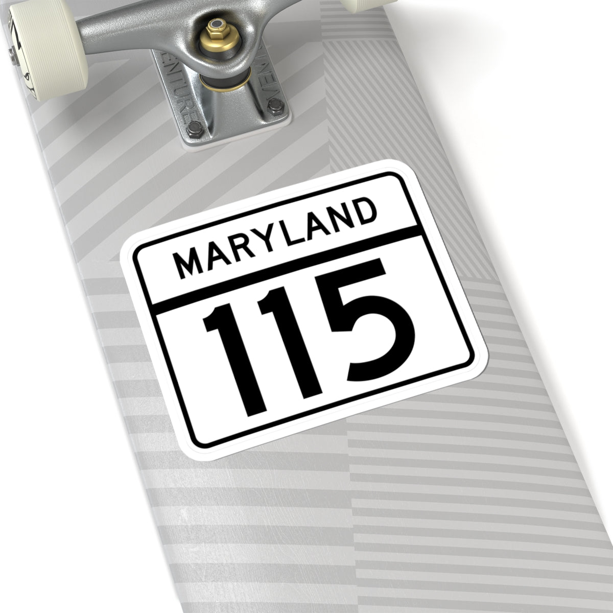 MD Route 115 (Maryland) (Road Sign) STICKER Vinyl Kiss-Cut Decal