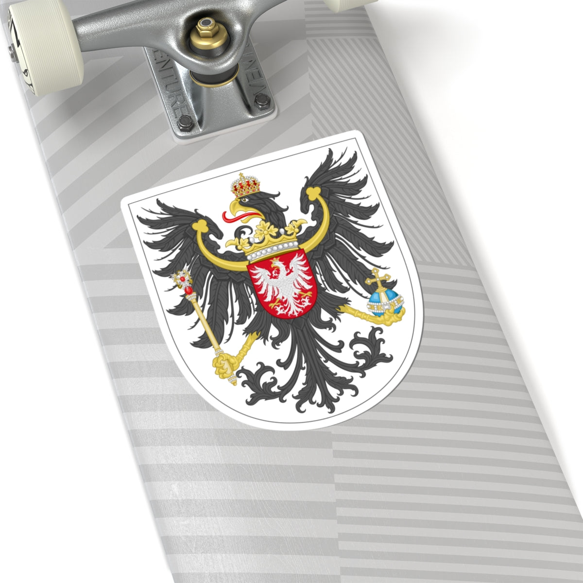 Arms of Posen (Denmark) (Coat of Arms) STICKER Vinyl Kiss-Cut Decal