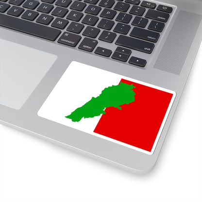 Flag of the Lebanese Democratic Party (Lebanon) STICKER Vinyl Kiss-Cut Decal
