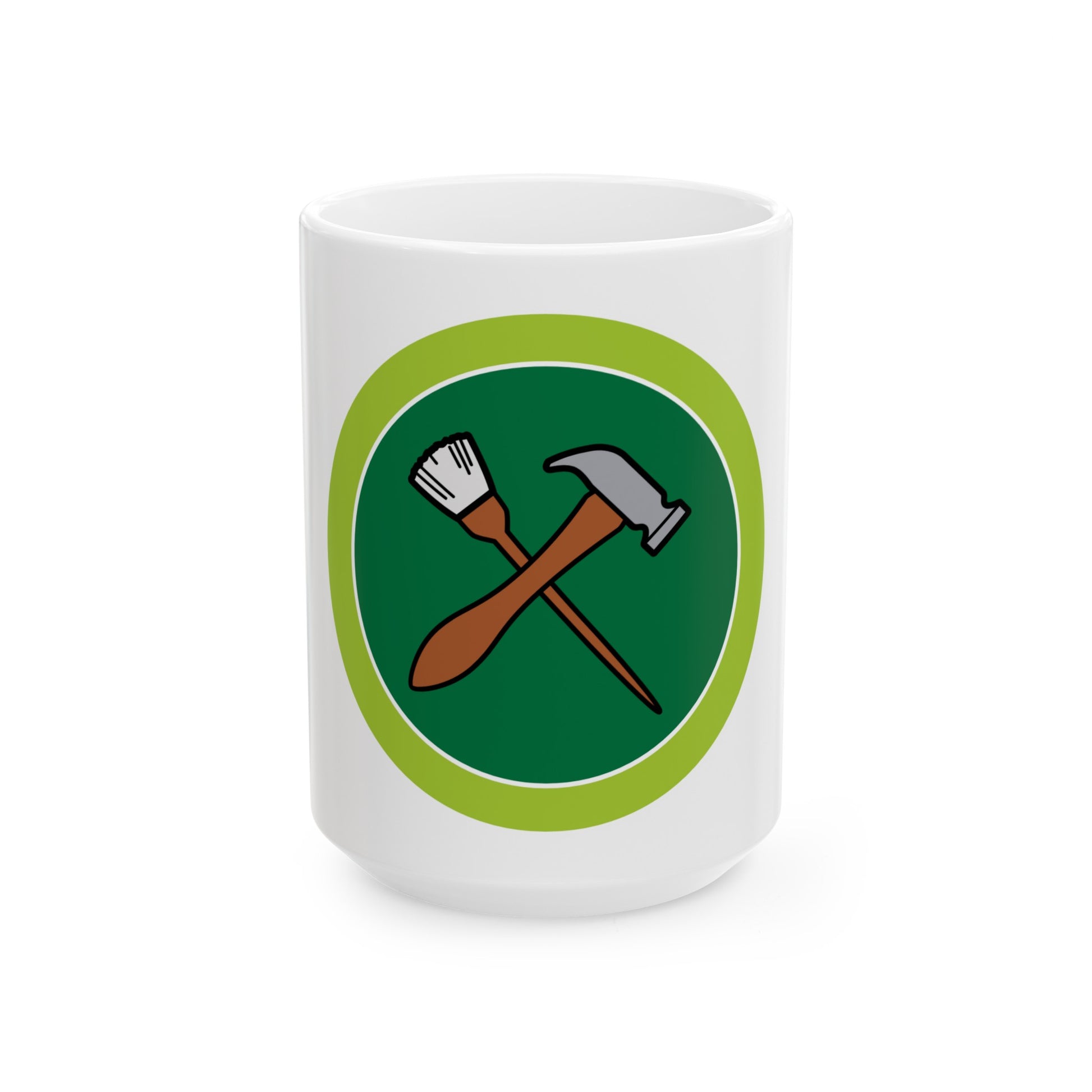 Home Repairs (Boy Scout Merit Badge) White Coffee Mug-15oz-The Sticker Space