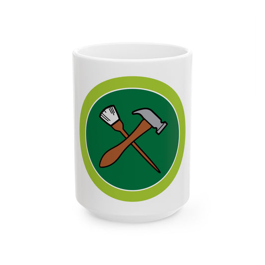 Home Repairs (Boy Scout Merit Badge) White Coffee Mug-15oz-The Sticker Space