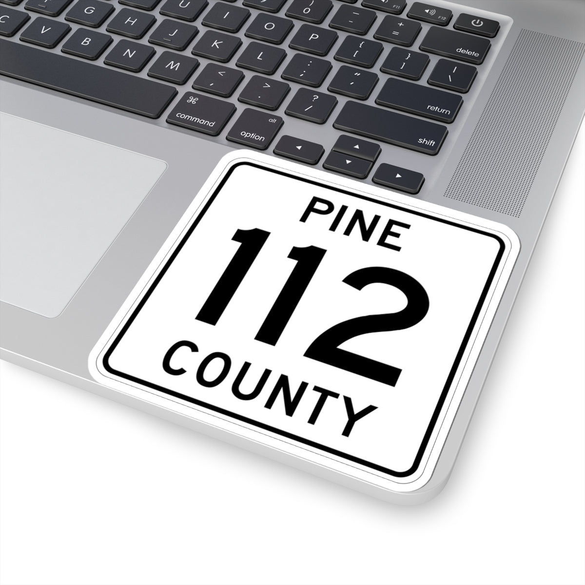 Pine County Route 112 MN (Minnesota) (Road Sign) STICKER Vinyl Kiss-Cut Decal