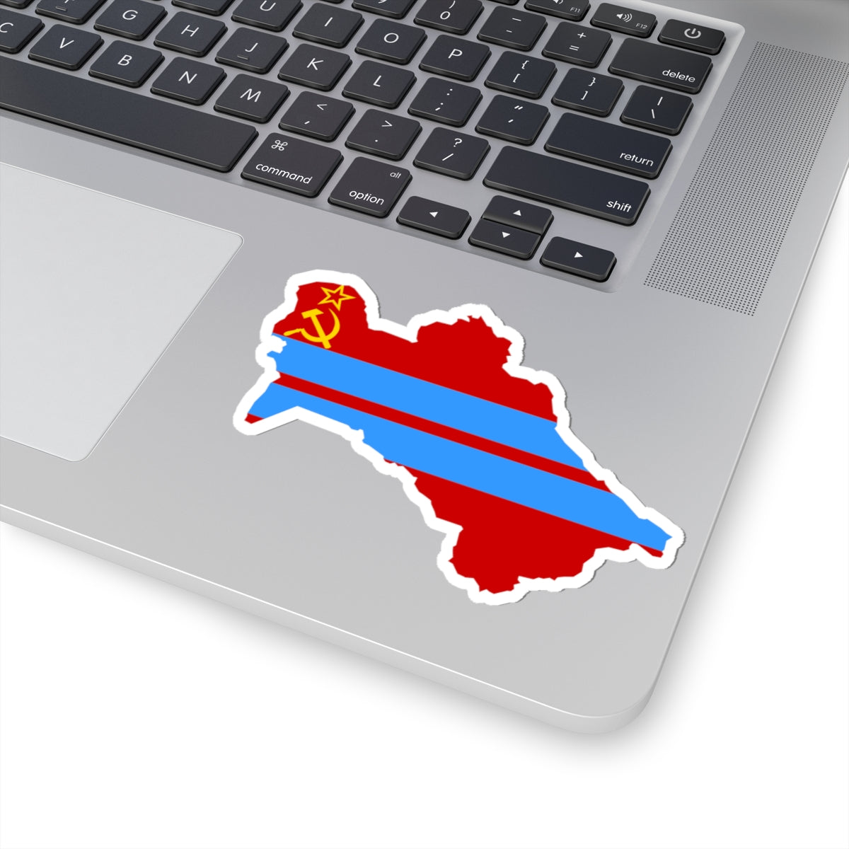 Flag map of the Turkmen SSR 1953-1991 Flag map of Turkmenistan 19911992 (Turkmenistan) STICKER Vinyl Kiss-Cut Decal