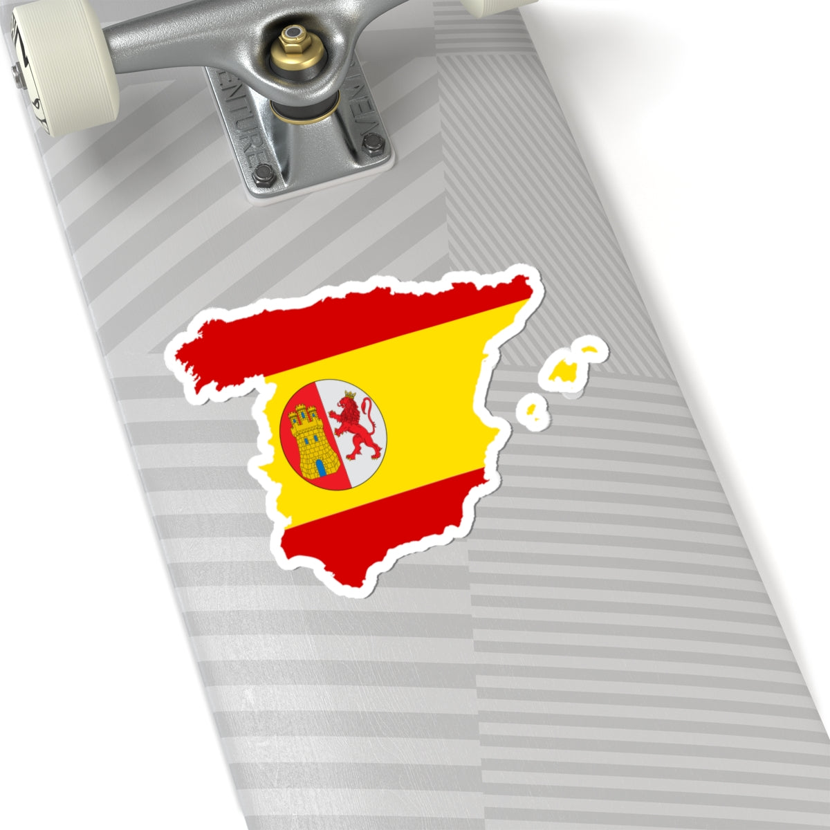Flag-map of First Spanish Republic (Spain) STICKER Vinyl Kiss-Cut Decal