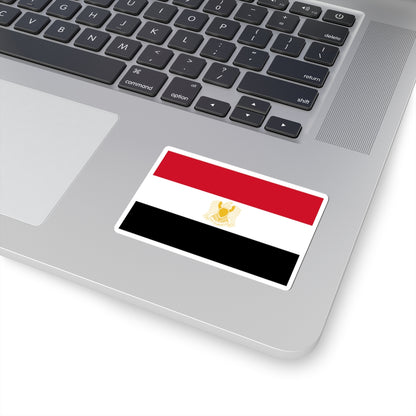 Flag of Syria 1972-1980 (Syria) STICKER Vinyl Kiss-Cut Decal