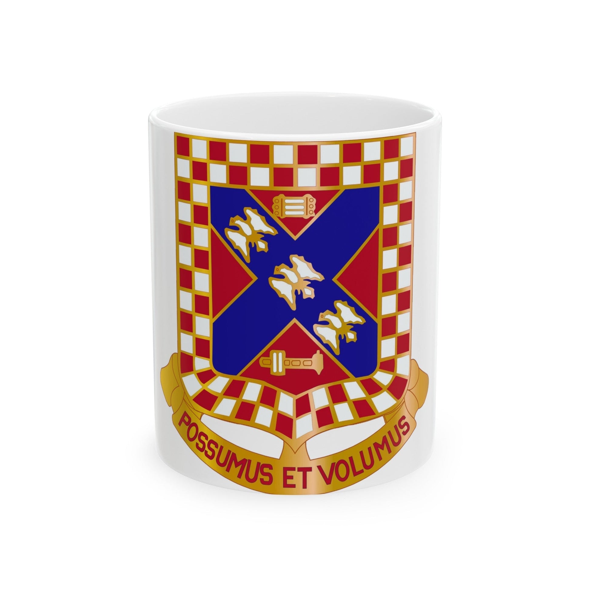 140th Field Artillery Battalion (U.S. Army) White Coffee Mug-11oz-The Sticker Space