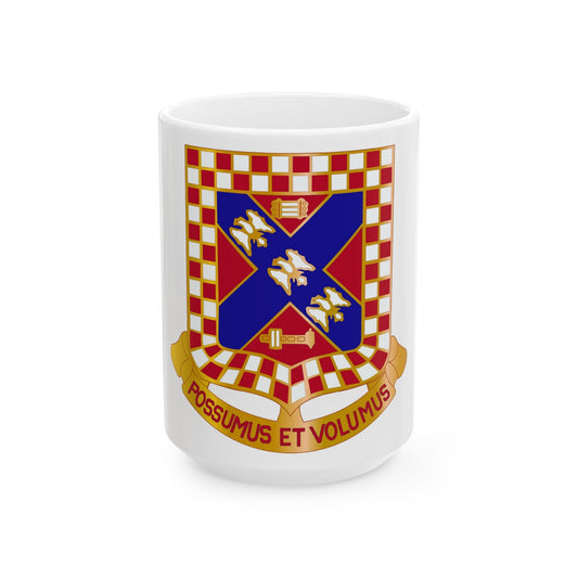 140th Field Artillery Battalion (U.S. Army) White Coffee Mug-15oz-The Sticker Space