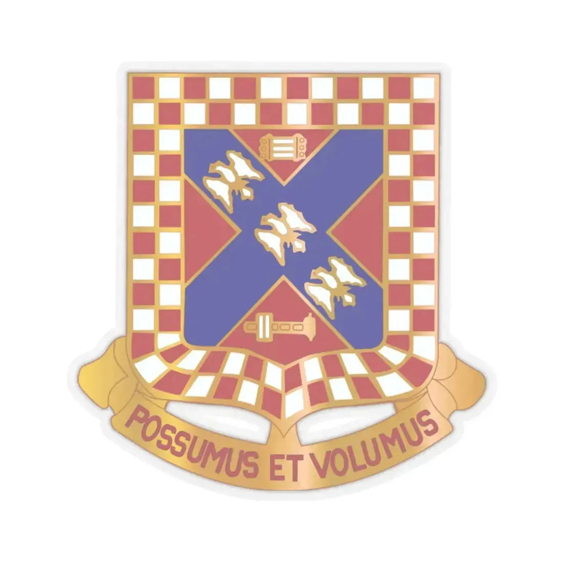 140th Field Artillery Battalion (U.S. Army) STICKER Vinyl Kiss-Cut Decal 2 Inch Transparent - The Sticker Space