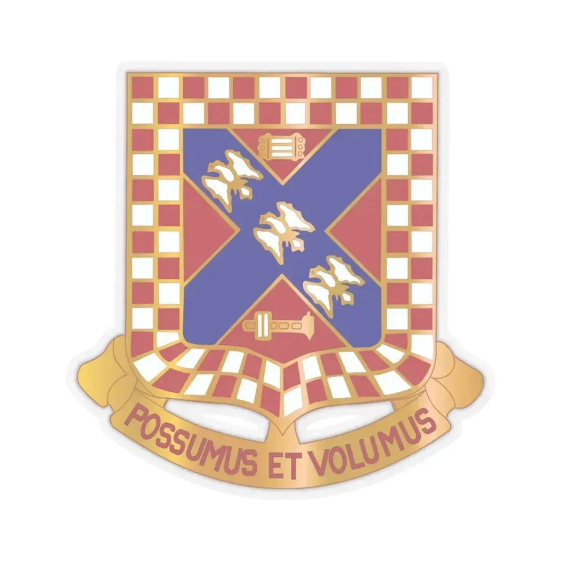 140th Field Artillery Battalion (U.S. Army) STICKER Vinyl Kiss-Cut Decal 4 Inch Transparent - The Sticker Space