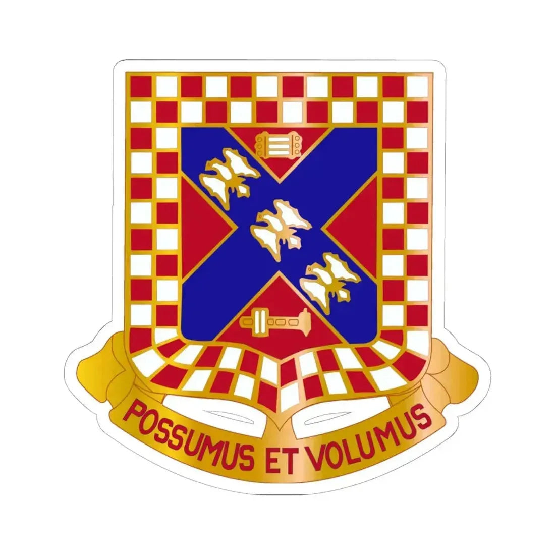 140th Field Artillery Battalion (U.S. Army) STICKER Vinyl Kiss-Cut Decal 6 Inch White - The Sticker Space