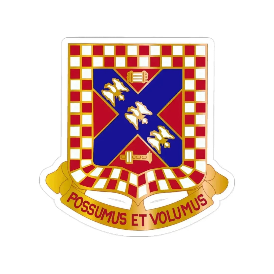 140th Field Artillery Battalion (U.S. Army) Transparent STICKER Die-Cut Vinyl Decal 2 Inch - The Sticker Space