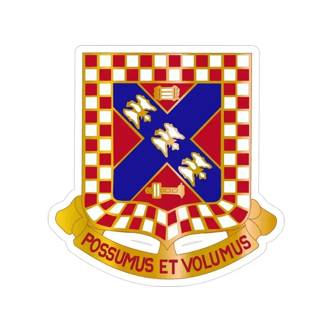 140th Field Artillery Battalion (U.S. Army) Transparent STICKER Die-Cut Vinyl Decal 3 Inch - The Sticker Space