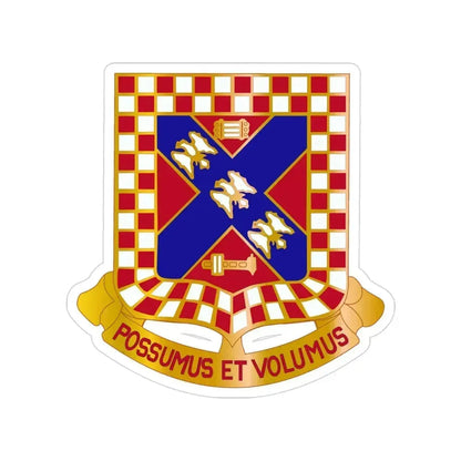 140th Field Artillery Battalion (U.S. Army) Transparent STICKER Die-Cut Vinyl Decal 3 Inch - The Sticker Space