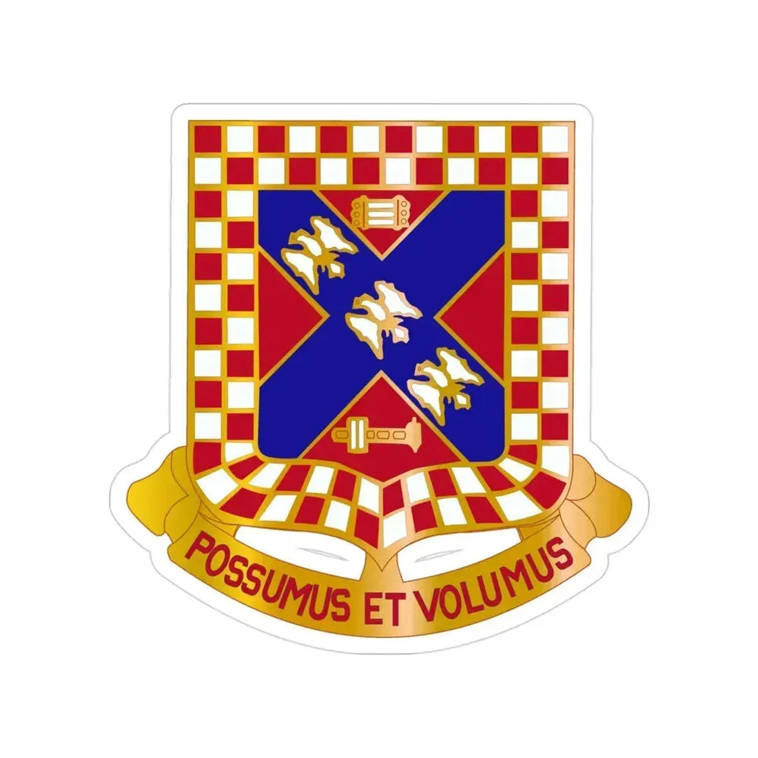 140th Field Artillery Battalion (U.S. Army) Transparent STICKER Die-Cut Vinyl Decal 3 Inch - The Sticker Space