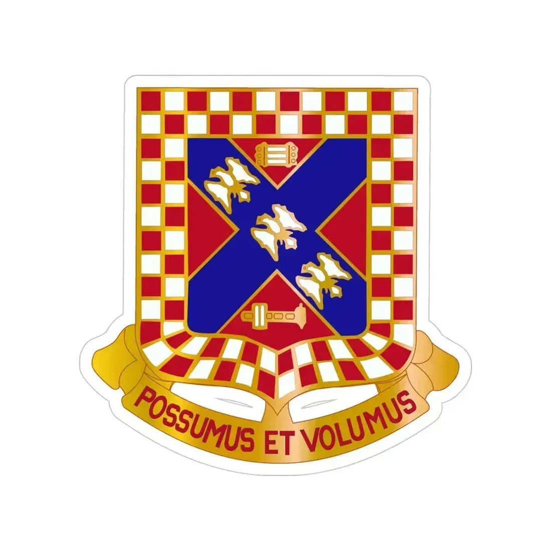 140th Field Artillery Battalion (U.S. Army) Transparent STICKER Die-Cut Vinyl Decal 4 Inch - The Sticker Space