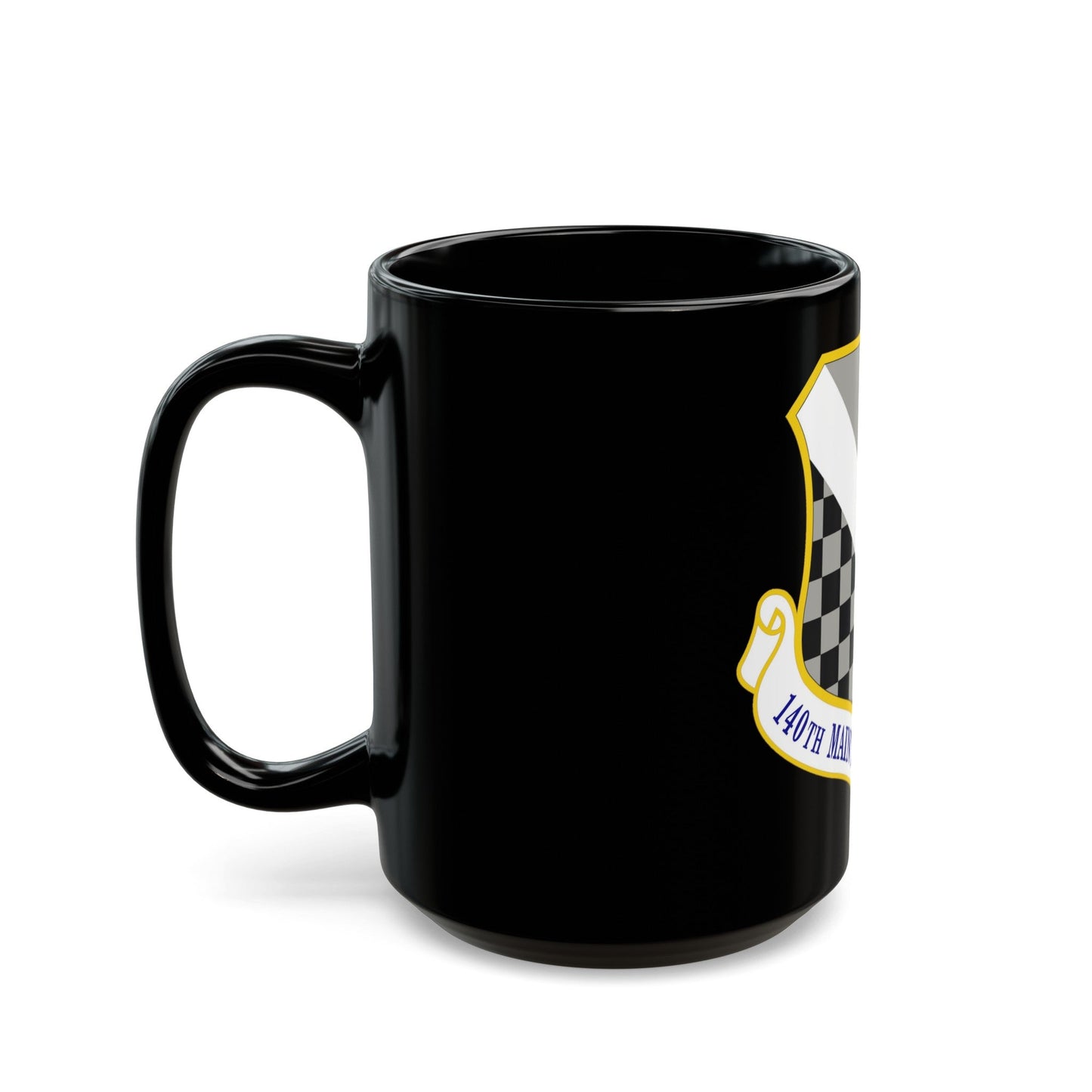 140th Maintenance Group (U.S. Air Force) Black Coffee Mug-The Sticker Space